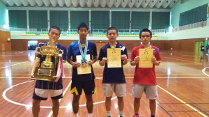 第43回 仲村寛市杯 沖縄県高校新人シングルスバドミントン選手権大会