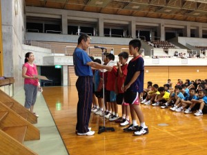 第33回新報児童オリンピック大会 バドミントン競技