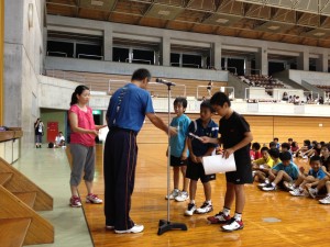 第33回新報児童オリンピック大会 バドミントン競技