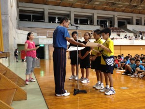 第33回新報児童オリンピック大会 バドミントン競技