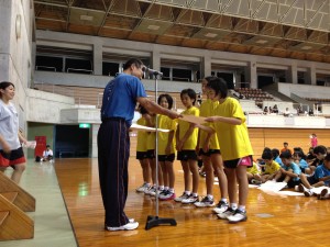 第33回新報児童オリンピック大会 バドミントン競技